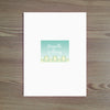 Fresh Paisley Personalized Folder Sticker shown in Sea Glass