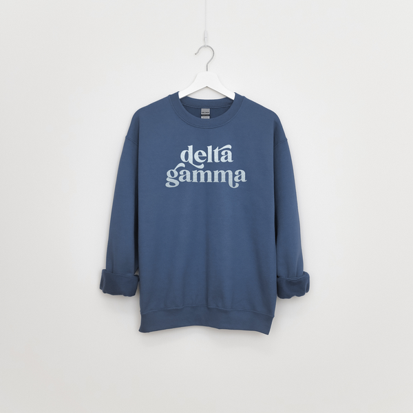Delta Gamma Indigo Blue Sorority Sweatshirt