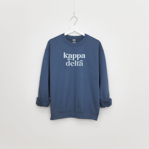 Kappa Delta Indigo Blue Sorority Sweatshirt