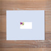 Graceful Bouquet mailing label shown on presentation envelope (not included but available as an add-on to your purchase)