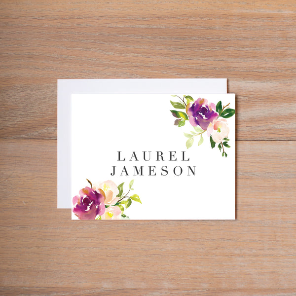 Graceful Bouquet personal note card