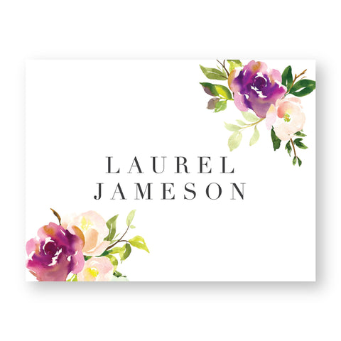 Graceful Bouquet folder sticker shown on Bluebell pocket folder
