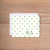 Kappa Delta Dotted Sorority Note Card