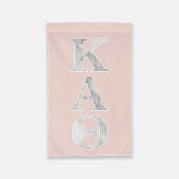 Kappa Alpha Theta Vertical Greek Letter Flag