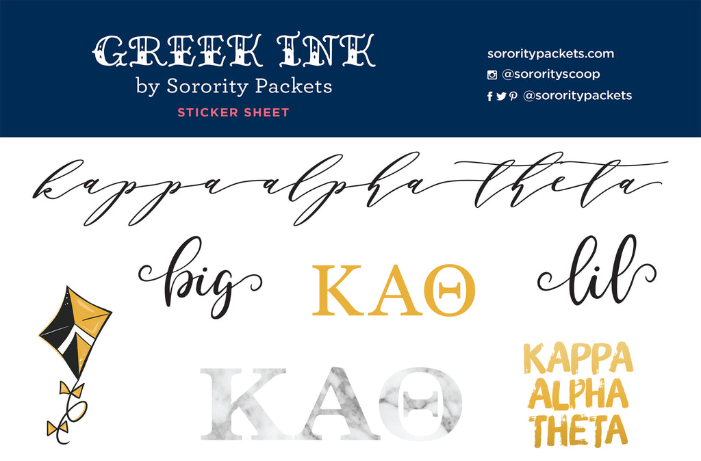 Sorority Stickers – SororityPackets.com