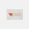 Kappa Alpha Theta Blush Retro Stripes Greek Letter Flag