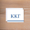 Kappa Kappa Gamma Preppy Sorority Note Cards