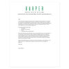 Kelly Green Cover letter template