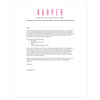 Peony Cover letter template