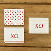 Chi Omega Mixed Greek Note Cards