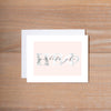Pi Beta Phi Sorority Note Cards in Marble and Blush