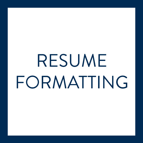 Resume Formatting Add-on