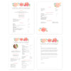 Peony Garden Pages for Mac Resume Templates