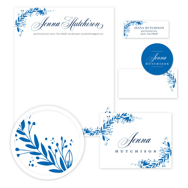 Garden Branches Stationery Set - Large