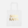 Sigma Kappa Gold Foil Greek Tote