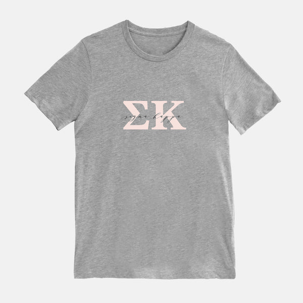 Sigma Kappa Blush Sorority T-shirt