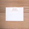 Simply Preppy (Home) Address Label shown in Strawberry & Night