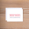 Simply Preppy personal note card (if you choose to print with us, you will also receive envelopes with your note cards)