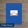 Citrus Garden folder sticker