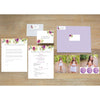 Graceful Bouquet sorority packet shown with Plum presentation envelope