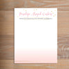 Gradient Confetti social resume letterhead without formatting