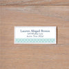 Lattice Monogram return (home) address label
