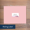 Lilac Wash mailing label