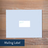 Penned Name mailing label