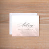 Palm Shadows personal note card (if you choose to print with us, you will also receive envelopes with your note cards)
