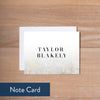 Golden Marble note card