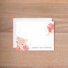 Peony Garden personal note card (if you choose to print with us, you will also receive envelopes with your note cards)