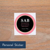 Golden Leopard personal sticker