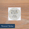 Golden Marble personal sticker