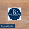 Pool Lattice Monogram personal sticker