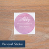 Lilac Wash personal sticker
