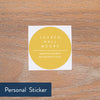Simply Modern Initial personal sticker