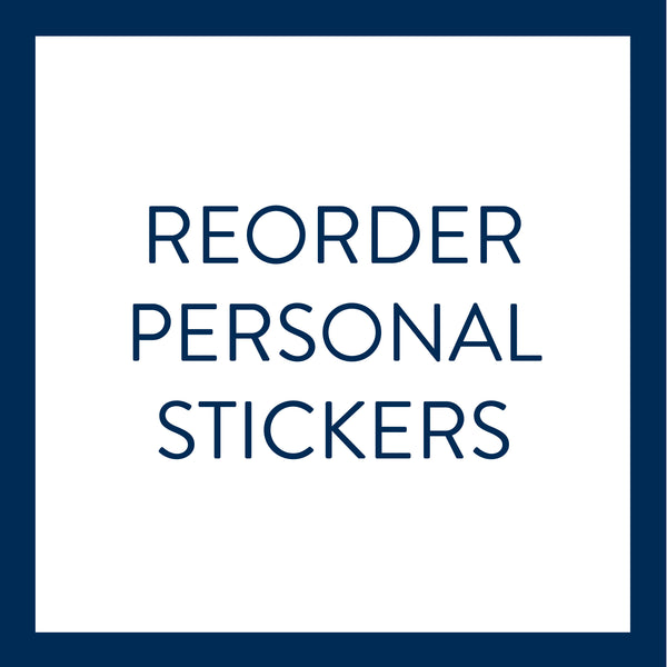 Reorder Personal Stickers
