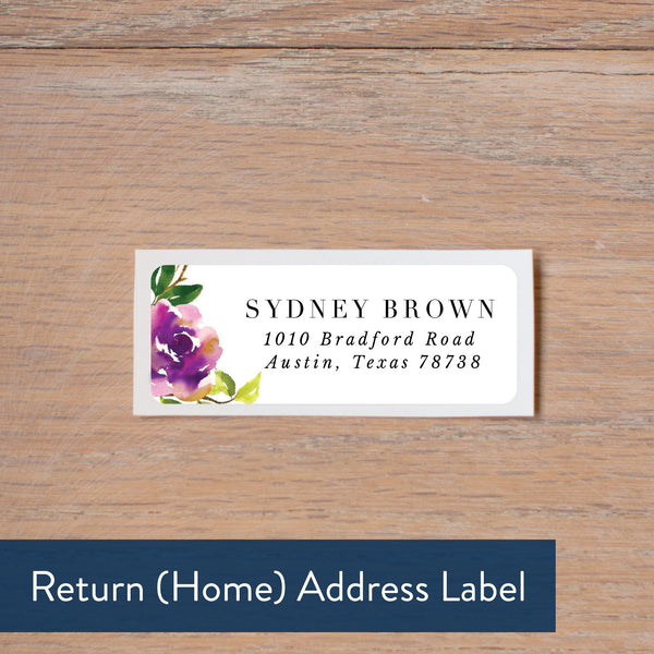 Graceful Bouquet return address label