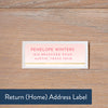 Gradient Confetti return address label