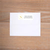 Simply Modern Initial personal note card (if you choose to print with us, you will also receive envelopes with your note cards)