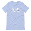 Alpha Phi Heather Blue Sorority T-shirt