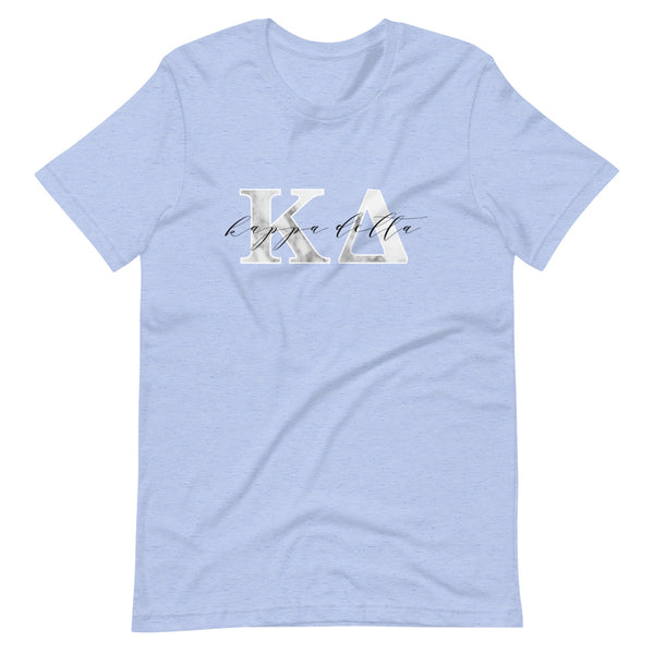 Kappa Delta Heather Blue Sorority T-shirt