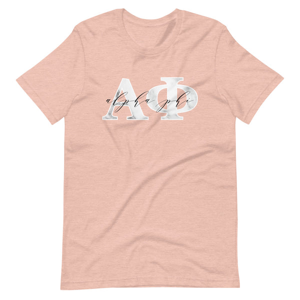 Alpha Phi Prism Peach Sorority T-shirt