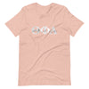 Theta Phi Alpha Prism Peach Sorority T-shirt