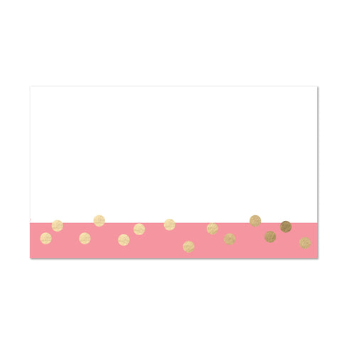 Confetti Stripes Mailing Label shown in Flamingo