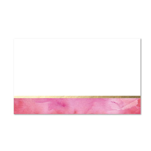 Modern Watercolor Mailing Label shown in Peony